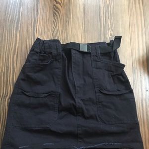 hollister ultra high rise utility skirt
